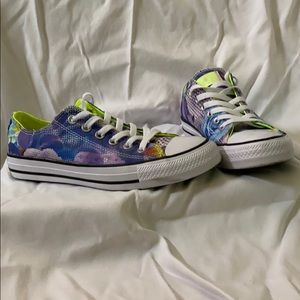 Converse Flower Shoes